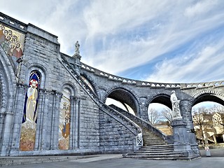 Image showing Lourdes Basilica