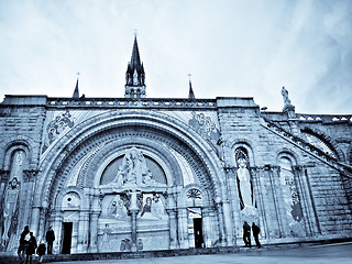 Image showing Lourdes Basilica