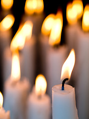 Image showing Candles burning