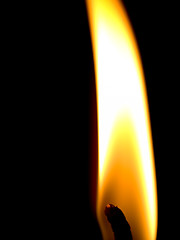 Image showing Candle burning