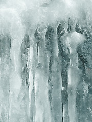 Image showing Ice stalactite
