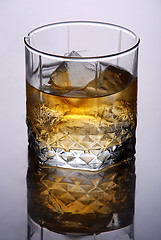 Image showing glass of whiskey