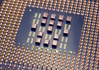 Image showing Close up CPU