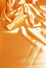 Image showing gold satin background