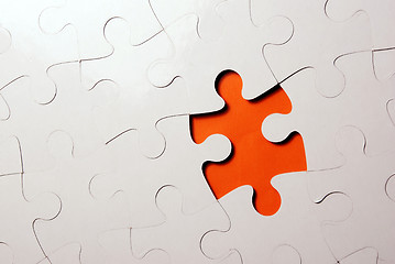Image showing abstract puzzle background 