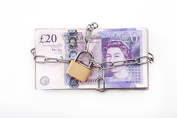 Image showing Locked money