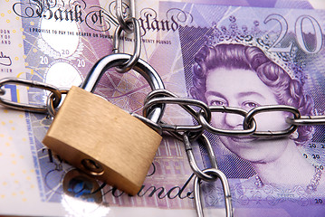 Image showing Locked money