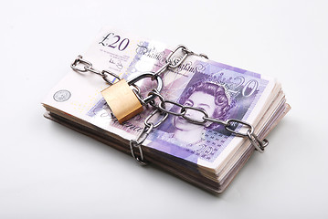 Image showing Locked money