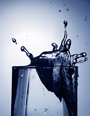 Image showing water splashing