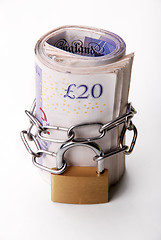 Image showing Locked money