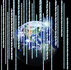 Image showing global communication