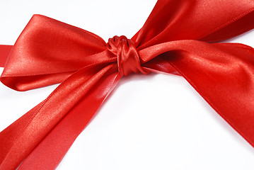 Image showing red holiday bow