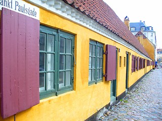 Image showing Colourful danish house