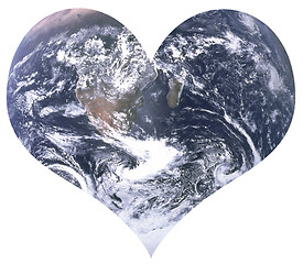 Image showing Love for earth