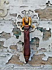 Image showing Vintage door knocker