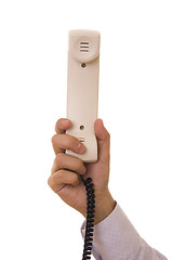 Image showing White Phone