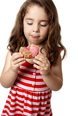 Image showing Tasty doughnut treat