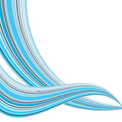 Image showing blue modern wave