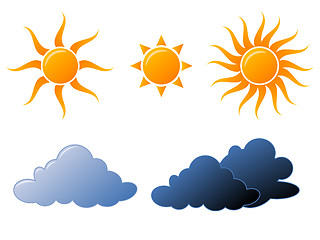 Image showing Weather icons