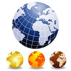 Image showing Globes of the World 