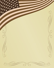 Image showing American patriotic background
