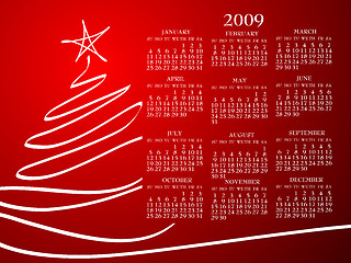 Image showing 2009 calendar 