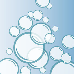 Image showing blue bubbles