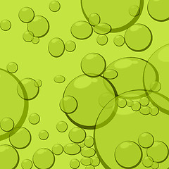 Image showing  water with bubbles vector illustration