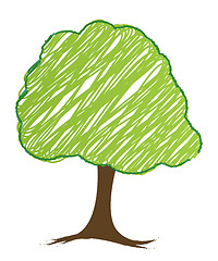 Image showing vector tree design, easily editable vector illustration