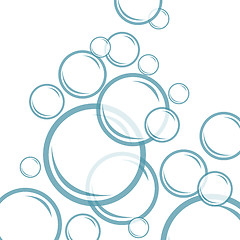 Image showing blue bubbles 