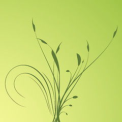 Image showing Abstract floral background