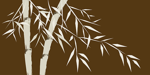 Image showing design of chinese bamboo trees