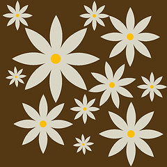 Image showing Abstract floral background