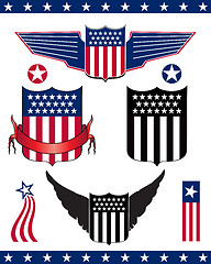 Image showing American Patriotic Elements