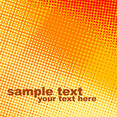 Image showing Halftone pattern, dots easily editable vector illustration