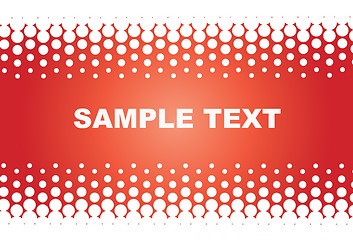 Image showing abstract halftone background
