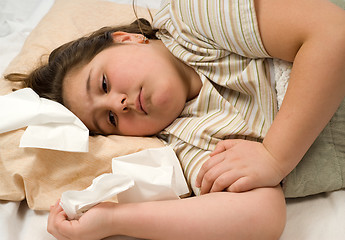 Image showing Sick Child