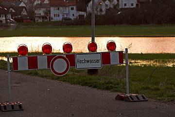 Image showing floodwater