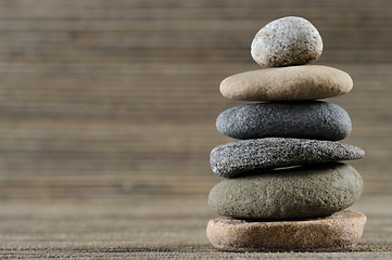 Image showing Stack of stones