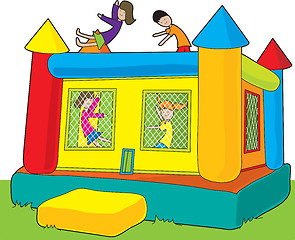 Image showing Bounce Castle Kids
