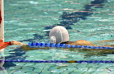 Image showing water polo player