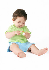 Image showing Baby with Pacifier