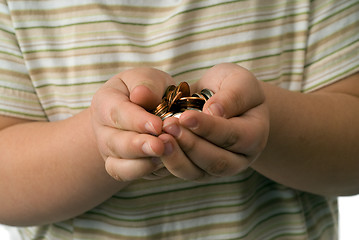 Image showing Hand Full Of Money