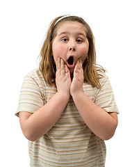 Image showing Shocked Girl