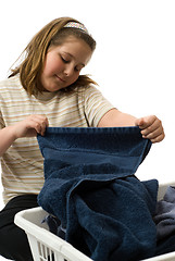 Image showing Child Doing Chores