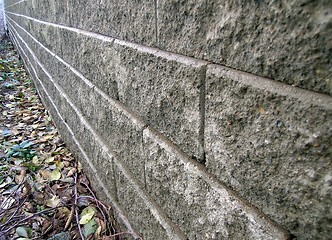 Image showing Big Brick Wall