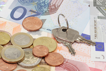 Image showing Money and Keys