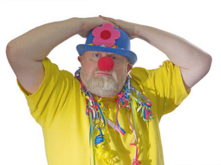 Image showing Clown with false nose