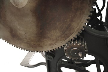 Image showing letterpress gears 