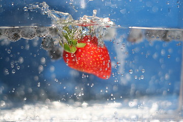 Image showing Strawberry Splash